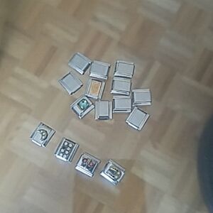 Y2K Vintage Zoppini Link Charm Stainless steel